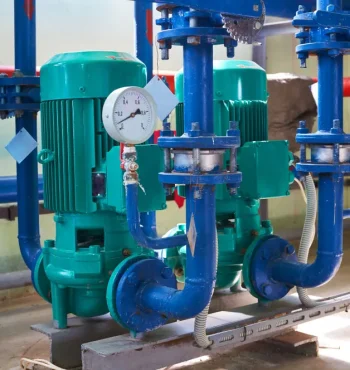 motor pump installation