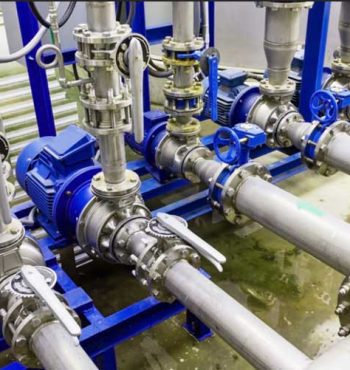 motor pump installation